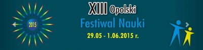 XIII Opolski Festiwal Nauki - grafika