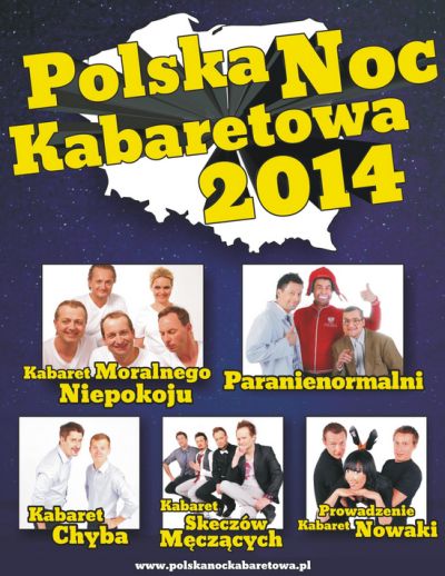 Polska Noc Kabaretowa 2014 plakat