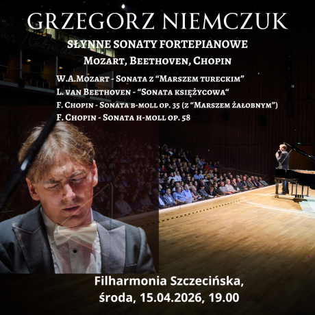 Grzegorz Niemczuk - „Słynne Sonaty Fortepianowe – muzyka i słowo”