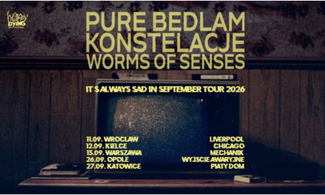 PURE BEDLAM, KONSTELACJE i WORMS OF SENSES. |Opole, Wyjście Awaryjne